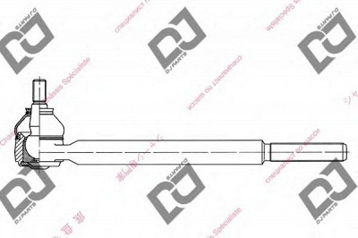 DJ PARTS de1132 -  Наконечник поперечной рулевой тяги
